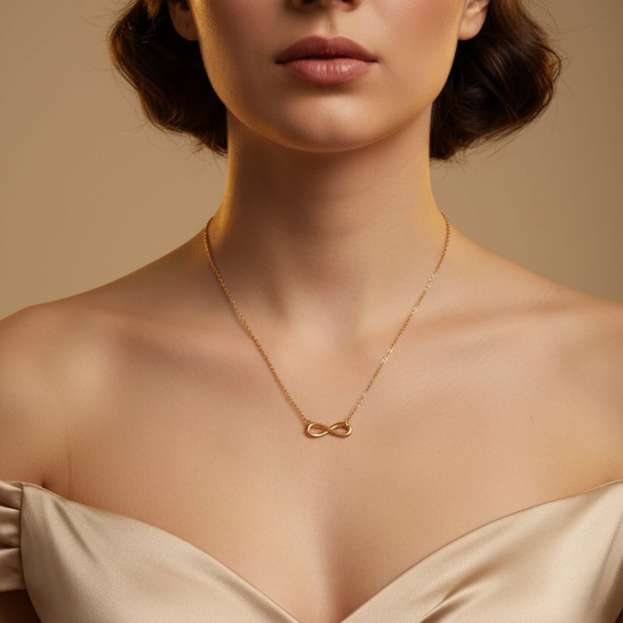 Infinity Necklace – Premium Imitation Jewellery (Anti-Tarnish)